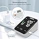 Vimmk Blutdruckmessgerät Oberarm Digital Messgerät Bluthochdruck LED Display, Arrhythmie-Erkennung & Pulsmessung, 2x120 Speicher, Manschette 22-40cm