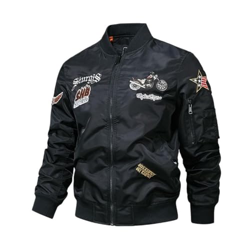 Veste homme bomber brodée de baseball workwear mi-saison de mi-saison