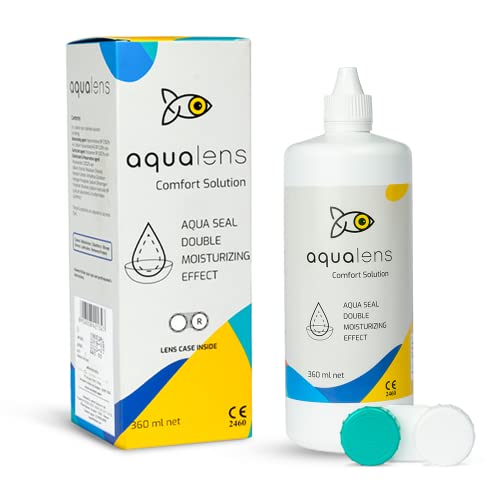Image of Aqualens Comfort Contact Lens Solution - Multipurpose - 360ml + 1 Lens Case