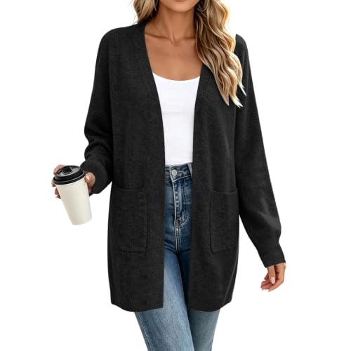 Cardigan Sweaters for Women Open Front Coats Long Sleeve Fashion Jackets - image 1