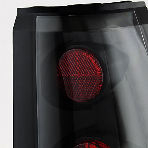 AKKON - For Chevy C/K C10 Tahoe GMC Jimmy Sierra Suburban Yukon Pickup Truck Black Tail Lights Brake Lamps