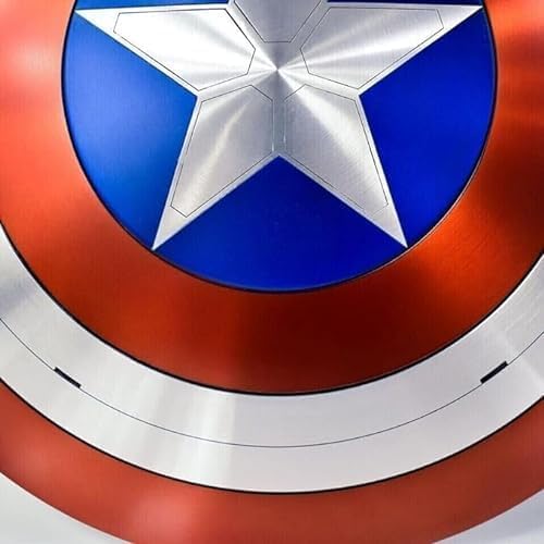 Réplique Bouclier Captain America Légendes 75e Anniversaire Alliage Métallique Échelle 1:1 Cosplay
