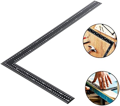 60 X 40CM STEEL TRI FRAMING SET SQUARE RIGHT ANGLE STRAIGHT EDGE L RULER 600MM x 400mm S&S PRODUCTS