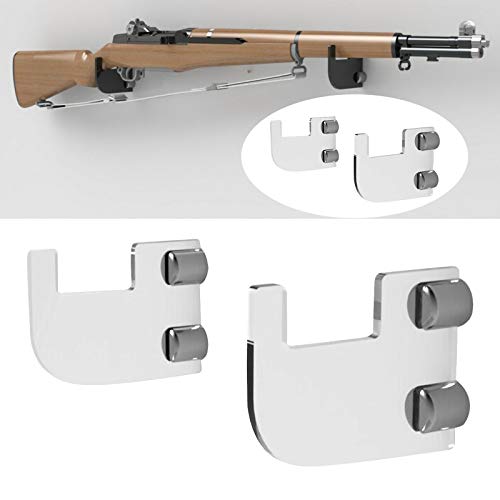 LOVIVER Conjunto de 2 Suportes para de Montagem Na Parede/Visor de/Suporte para Mosquete - Claro