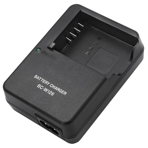 BC-W126 Battery Charger for Fujifilm BC-W126S NP-W126 NP-W126S Battery Compatible with Fujifilm FinePix X-PRO1 X-PRO2 X-PRO3 XH1 XT1 XT2 XT3 XT10 XT20 XT30 XT200 XE1 XE2 XE3 XE4 XA3 XA5 Cameras