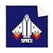 Space Ship Take Off Universe Pixel Cleaning Cloth Phone Screen Glasses Cleaner 5pcs