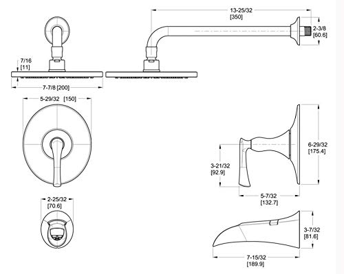 Pfister LG898RHC Rhen Tub & Shower Trim Kit miniatura 3