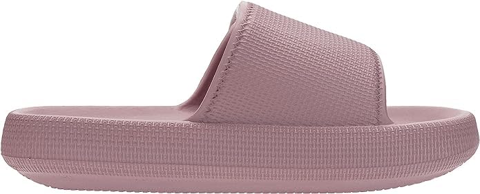 Image of Joomra Slides for Women and Men Adjustable Pillow Slippers Diabetic Sandals | Thick 1.7 inch Cushioned Sole, Deep Heel Cup, Recovery Sandals Ideal for pool, beach, bath, travel, home, Indoor, outdoor