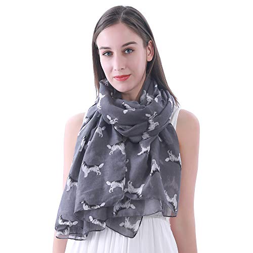 Golden Retriever Dog Print Women's Scarf Shawl Wrap Lightweight