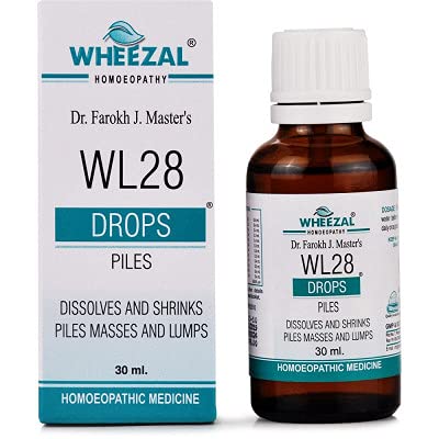 Wheezal WL-28 Piles Drops (30ml) (PACK OF TWO)