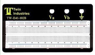TW-E41-102B BREADBOARD, SOLDERLESS, 830 TIE Points