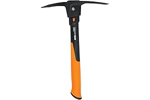 Hand Pickaxe For Professional Or Home Use: Fiskars IsoCore Pickaxe Mattock by TrueValue