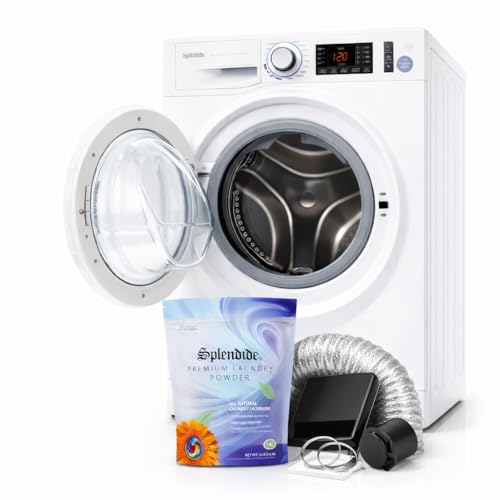 Splendide WDV2200XCD RV Washer Dryer Combo with Vent Kit