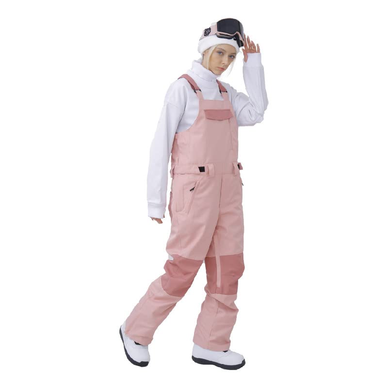 SNOWVERB Women's Men's Winter Outdoor Research Snow Snowboard Bibs Outdoor Ripstop Waterproof Adjustable Ski Pants