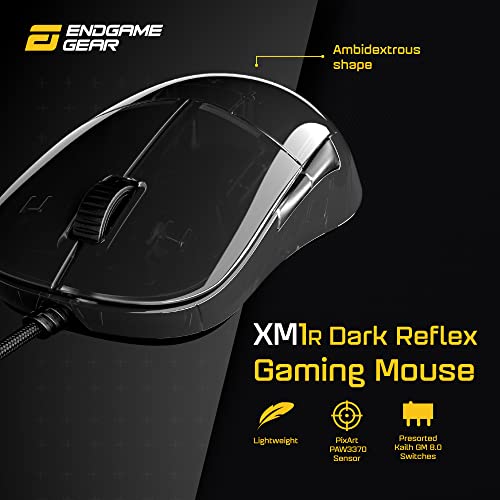 Endgame Gear EGG-XM1R-DR Souris Droitier USB Type-A Optique 19000 DPI, Colore XM1r-Dark Reflex - Mouse gaming - Immagine 1