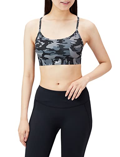 Reebok(リーボック) スポーツブラ ラックス スキニー ストラップ カモ プリント スポーツ ブラ BY140 レディース