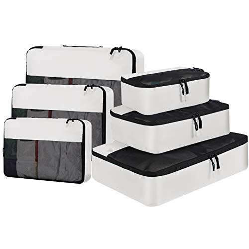 BAGAIL 6 Set / 8 Set Packing Cubes Luggage Packing Organizers for Travel