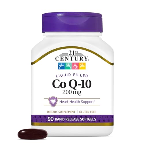 21st Century Co Q10 200 mg Softgels, 90 Count 21st Century Co Q10 200 mg Softgels, 90 Count