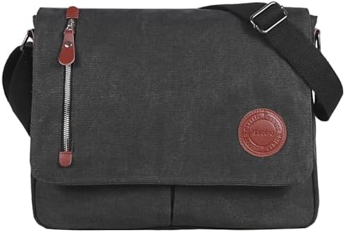 Mactso unisex Vintage Canvas Satchel Messenger Bag Vintage