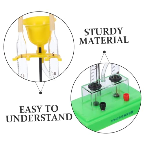 KICHOUSE Teaching Kit Water Electrolysis Machine for Chemistry Education Safe User-Friendly for Classroom Use