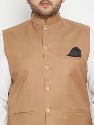 Image of Vastramay Plus Men's Nehru Jacket