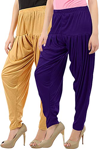 Image of Buy That Trendz Patiala Salwar for Women Relaxed Fit Viscose Patiyala Salwar Harem Bottom Pants
