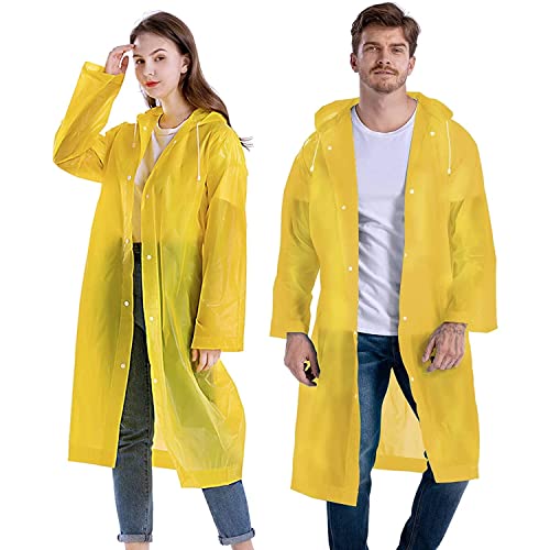 Allextreme EVA Waterproof Rain Coat Hooded Outdoor Water Resistant Suit Portable Men and Women (1Pc, Yellow) Allextreme EVA Waterproof Rain Coat Hooded Outdoor Water Resistant Suit Portable Men and Women (1Pc, Yellow)