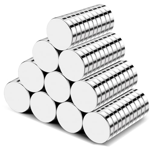 Image of TRYMAG 15x2mm Small Disc Strong 120 Pcs Neodymium Rare Earth Magnets for Crafts, Heavy Duty Round Refrigerator Magnets for Whiteboard, Locker, Fridge, DIY, Crafts, Dry Erase Board