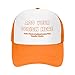 Trucker Hats - Adjustable Snapback Mesh Trucker Hat Orange