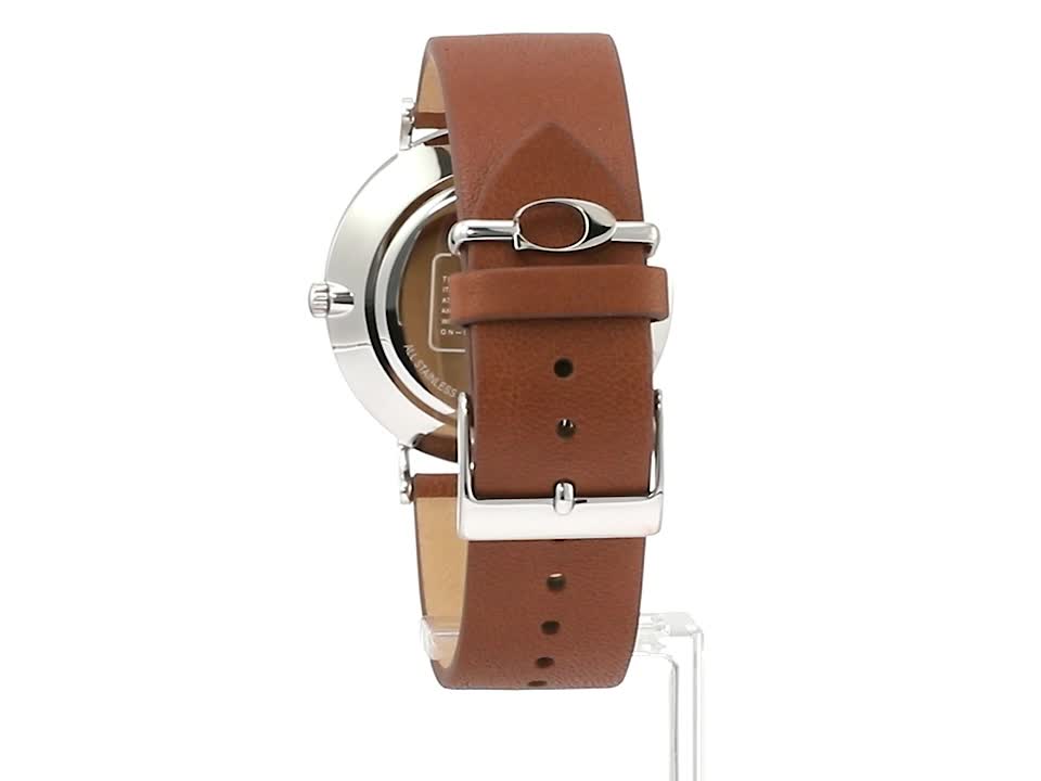 コーチ レディース腕時計 PERRY ペリー ブラウン レザー 14503120 COACH（コーチ） 時計 14503120 Perry ペリー シルバー×ブラウン 革