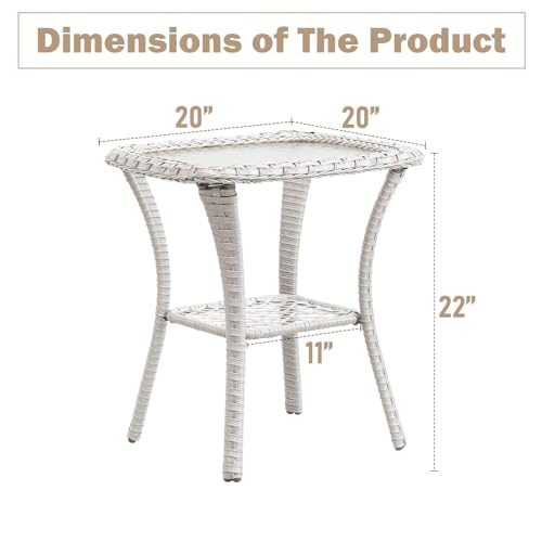 Outdoor-Side-Table-Patio-Side-Table-Side-Table-Outside-Outdoor-Table-Outdoor-Side-TableLight-Beige Outdoor Side Table Patio Side Table Side Table Outside Outdoor Table Outdoor Side TableLight Beige