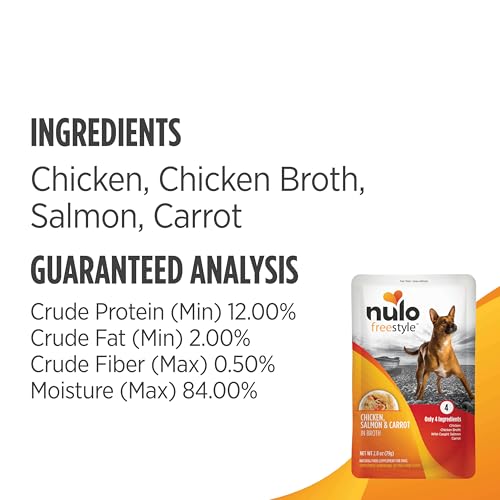 Image of Nulo Freestyle Variety Flavor Real Meat Grain-Free Premium Puppy & Dog Food Topper, 2.8 Ounce (Pack of 60)