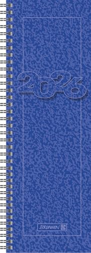 BRUNNEN Vormerkbuch Mod. 783 '26 | 108×297 mm, Karton, blau