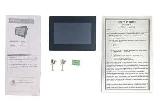Image of 4.3 inch Capacitive Web HMI Panel, 480x272 Resolution, 1000 nits, C1D2 Rated, WP4043AP, Black