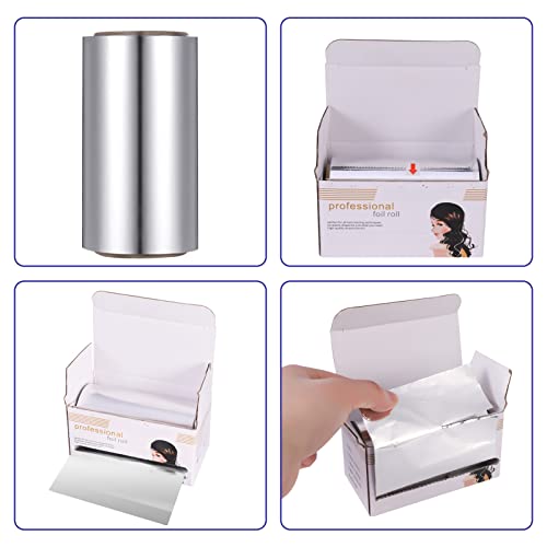 Fuyamp 1 Pack 15 M Foil Silver Hair Foil - Image 3