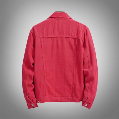Image of Idopy Men`s Casual Cowboy Rugged Jean Denim Biker Trucker Jacket