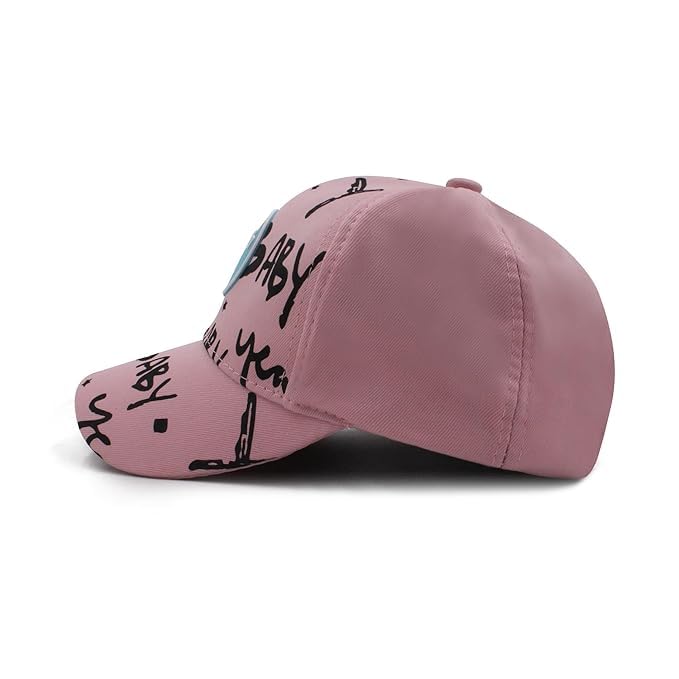 Image of VRITRAZ Unisex Kids Baseball Cap, Lightweight Adjustable Casual Sports Hat | for School, Travel and Outdoor Activities, Boys and Girls (4-12 Years)