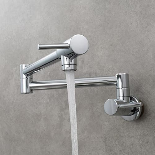 Robinet de cuisine murale eau froide en laiton idéal pour un cellier ou une buanderie