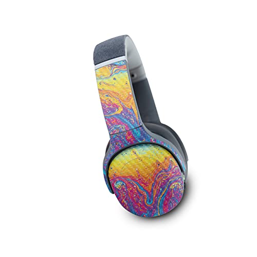 Image of MightySkins Carbon Fiber Skin Compatible with Skullcandy Crusher Evo Wireless - Paint Currents | Protective, Durable Textured Carbon Fiber Finish | Easy to Apply | Made in The USA