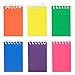 Mini Notepad Set - 24 Pack, 2.25 x 3.5 In, 6 Rainbow Colors - Bulk Pocket Journals for Party Favors & Classroom Rewards