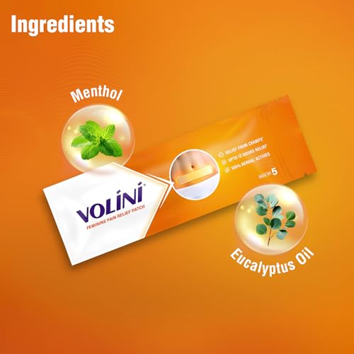 Image of Volini Feminine Pain Relief Patch | Relief from Cramps | Pack of 5