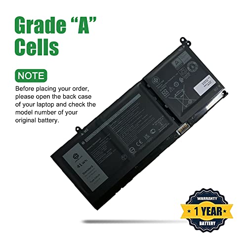 Image of G91J0 Laptop Battery Replacement for Dell Inspiron 3510 3511 3515 5510 5515 5518 5310 5410 5415 5418 Series Notebook 0927N5 0927N5 G91JO Black 11.25V 41Wh 3467mAh