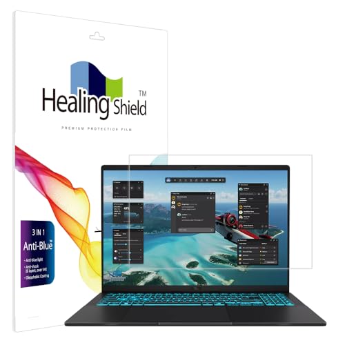 Healingshield �X�L���V�[���t���ی�t�B���� Screen Protector Eye Protection Anti UV Blue Ray Film ASUS Gaming V16 V3607�Ƃ̌݊�������