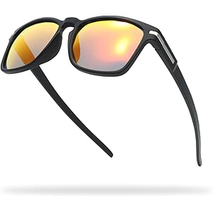 Amazon.co.jp: [FEISEDY] 偏光サングラス メンズ スクエア