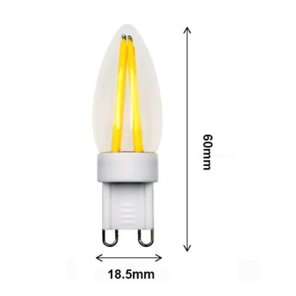 6 Szt G9 3W 220V LED Żarówka Świecowa Lampa Reflektorowa Żyrandol Lampa Hotelowa Żarówka Kukurydziana Do Wystroju Domu,Warm white