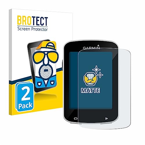 BROTECT Protector Pantalla Anti-Reflejos para Garmin Edge Explore 820 (2 Unidades) Película Mate Anti-Huellas