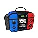 COEIOBEO Gaming Lunch Box for Kids Teens Boys, START GAME Print Gamer Lunch Bag with Game Console Inspired Pixel Arcade Design, Video Game Insulated Lunch Tote for School, Daycare, Picnic and Trave