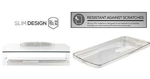 Image of Case Creation Perfect Fitting Premium 0.3mm Crystal Clear Totu Silicone Transparent Full Flexible Soft Corner Protection Cover Guard with TPU Slim Back Case Back Cover for Sony Xperia C3 Dual D2502