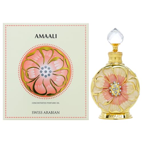 SWISS ARABIAN Amaali – Luxury Products From Dubai – Long Lasting And Addictive Personal Perfume Oil Fragrance – A Seductive Signature Aroma – 15 ml