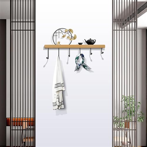 Porte manteau mural design chinois sans perçage pour entrée et chambre - 5